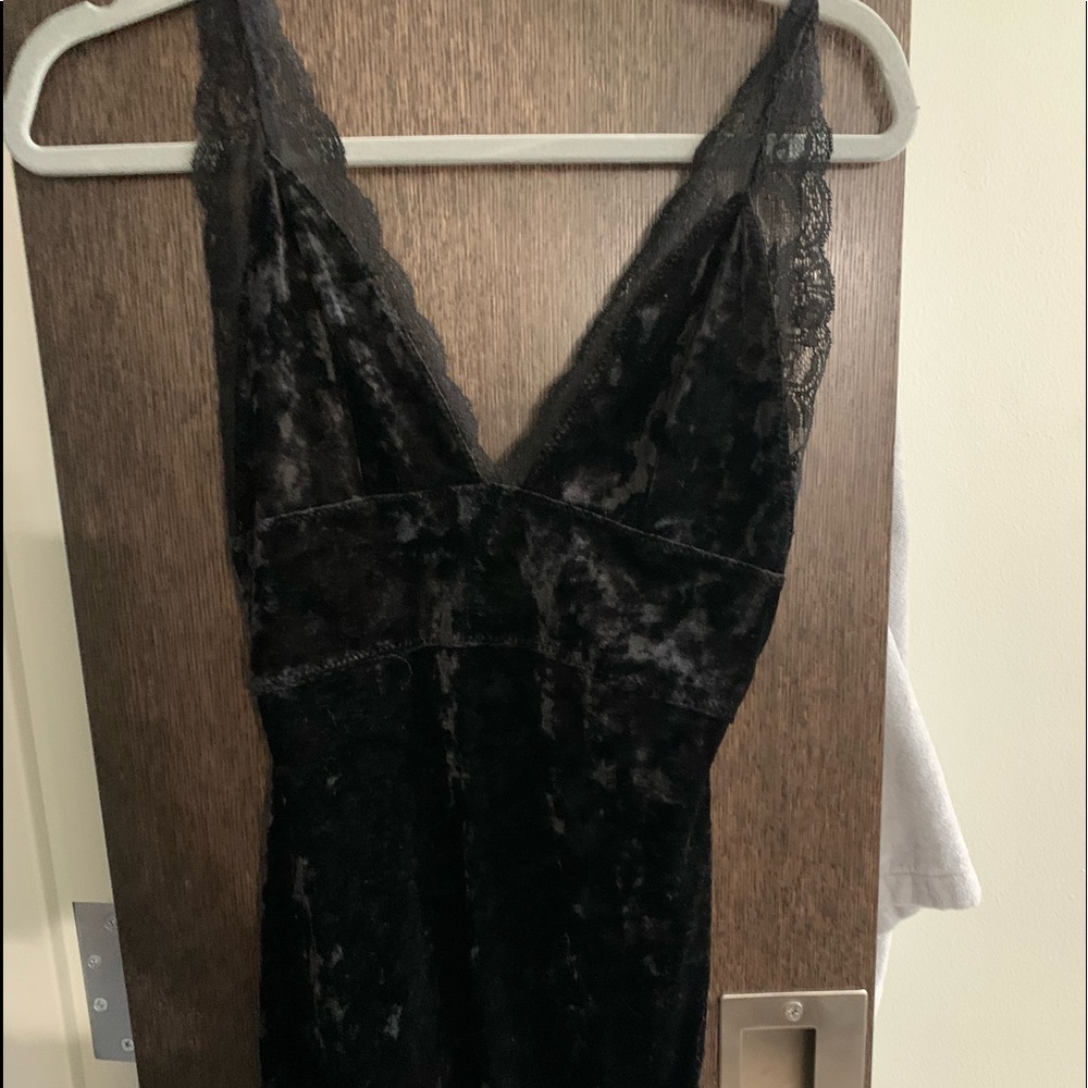 Black Velvet Dress